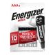 Energizer Max AAA / E92 Batterier (4 stk. blister)