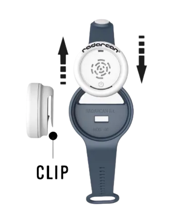 Samling af Myggearmbånd RADARCAN R-100